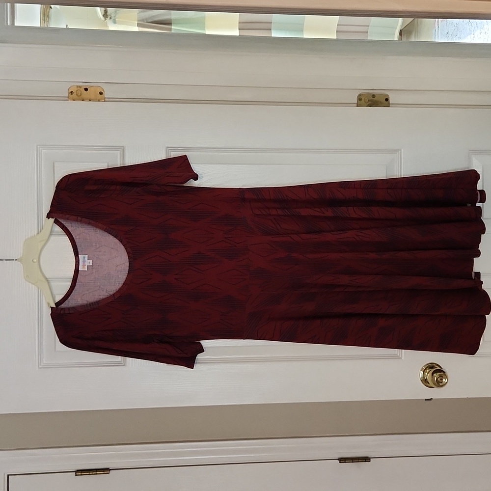 Lularoe Dress, XL, Maroon